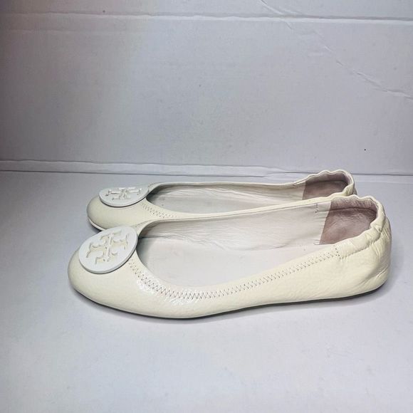 Tory Burch Minnie Travel Ballet in meadow mist  size 8.5 MSRP$228 - Picture 3 of 10